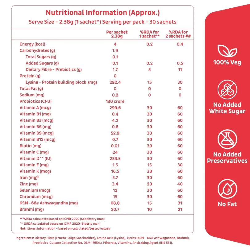 Healthy 50+ Nutrition Mix for Seniors: Clinically Designed to Improve Energy, Bone Health & Gut Health - Image 9