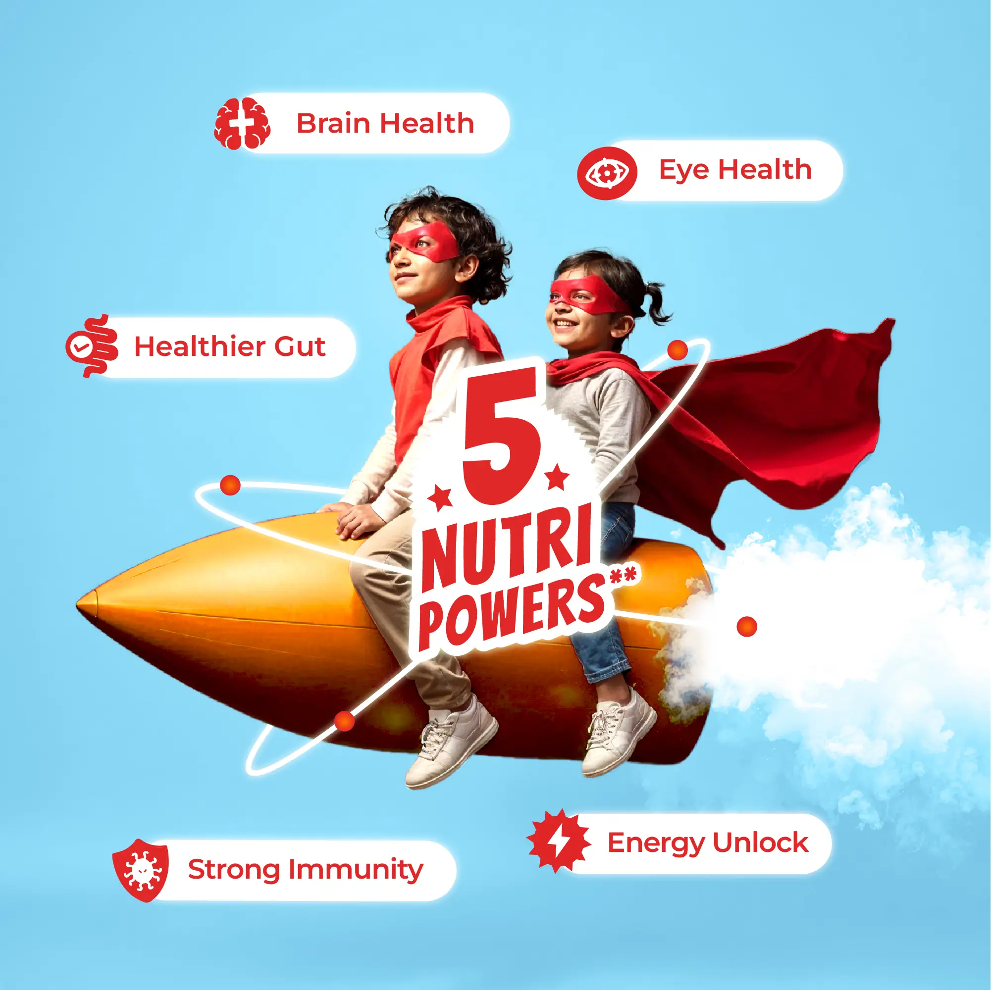 Superheroes Milk Mix (Vanilla): Improves Energy, Immunity, Brain, Eye & Gut Health - Image 8