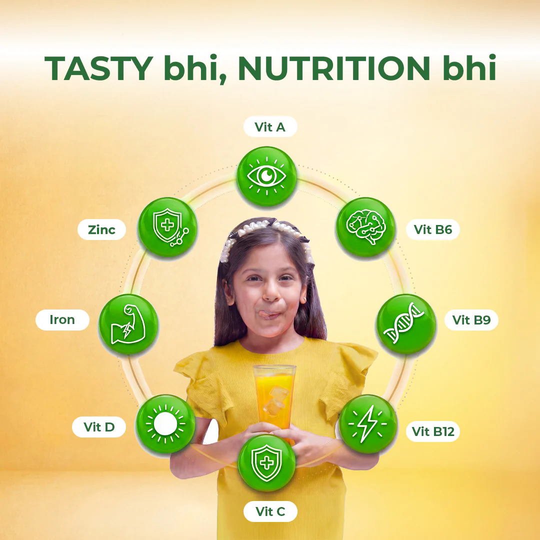 Instant Fruit Drink Mix - Natural Pineapple Powder, 50% Less Sugar, With 8 Vitamins & Minerals - Image 3