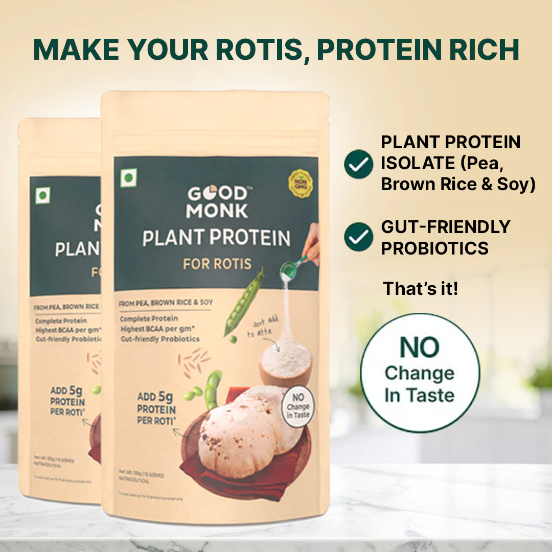 Plant Protein for Rotis: Add 5 gm Protein per Roti with No Change in Taste (For Family) - Image 13